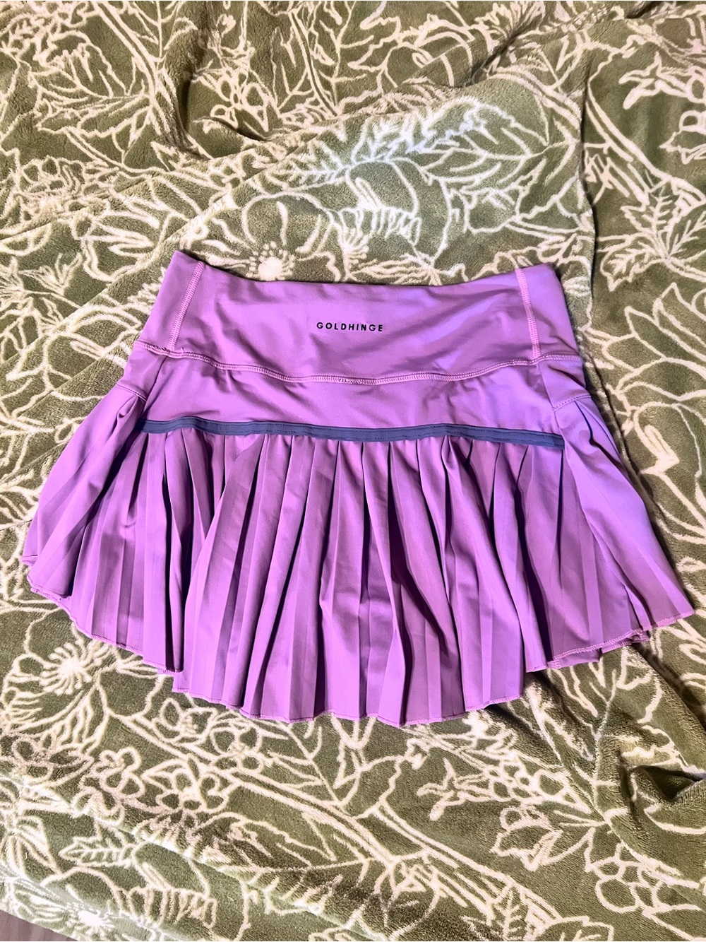 Gold Hinge Plum Skirt